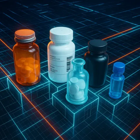Digital Cyberspace of Glowing Neon Lines and Grids Reveals