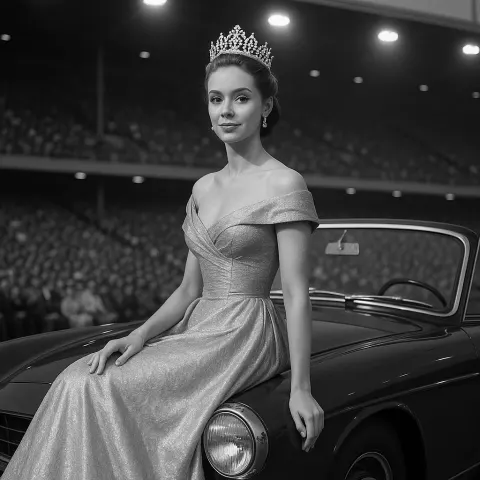 Woman Wearing a Tiara