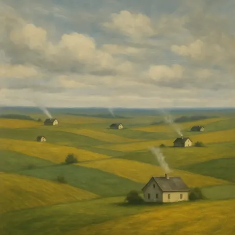 Sparse Scattering of Isolated Farmhouses