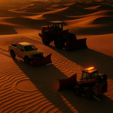 Dreamlike Imagery of Vast Sand Dunes