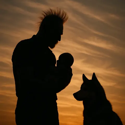 Silhouetted from the Front