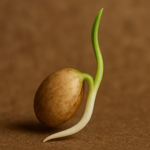Seed Beginning to Germinate