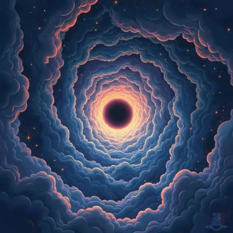 Ghibli Style Black Hole Containment Unit