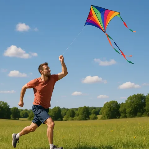 Grasping the Kite String Tightly