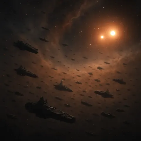 Countless Derelict Starships