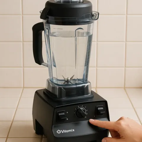 Vitamix Blender Filled with Water