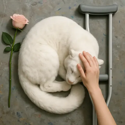 Person's Gentle Hand