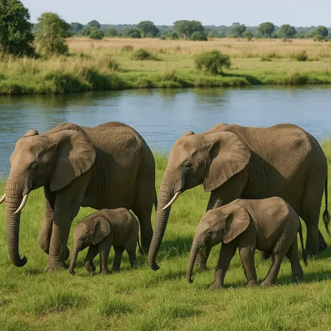 Family of Elephants