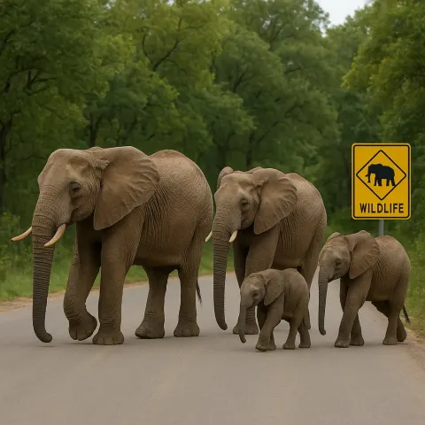 Group of Elephants