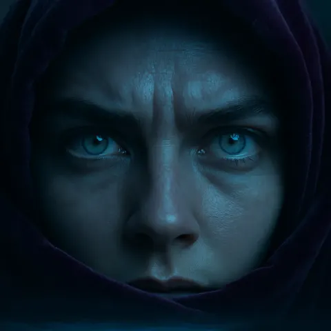 Stormy Grey-blue Eyes