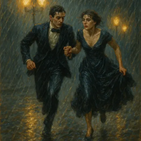 Oil Painting Depicting a Man