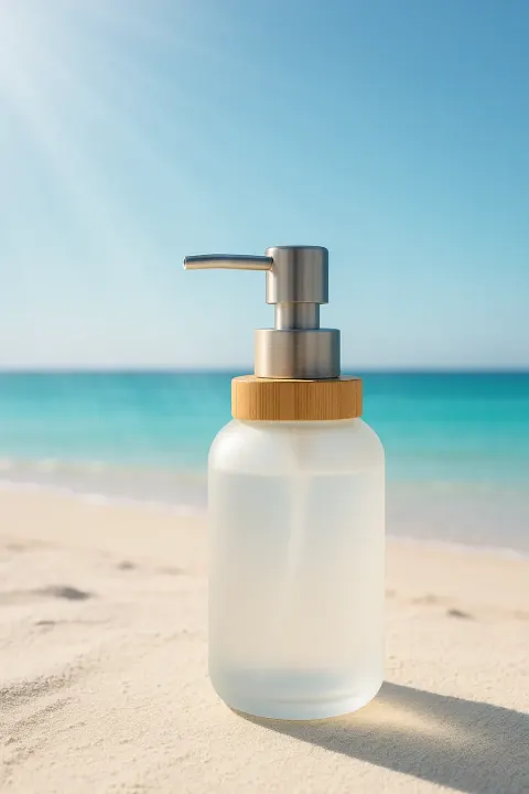Single Soap Dispenser of Sleek Minimalist Design