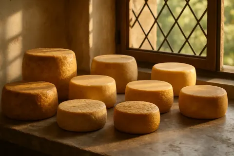 Curated Selection of Artisan Cheese Wheels
