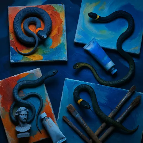 Vibrant Scene Unfolds
