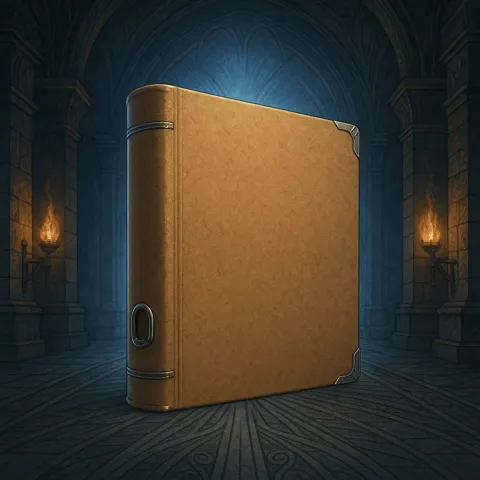 Single Sturdy Binder—defined by its Natural Kraft Brown Cover