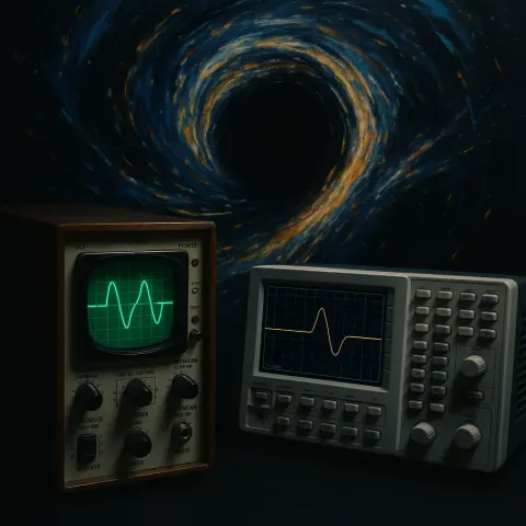 Before an Artistic Representation of a Black Hole