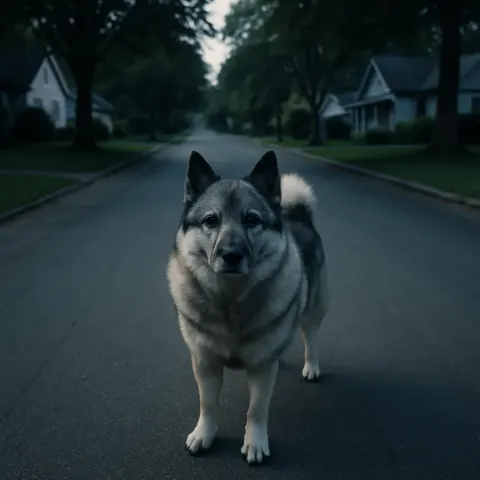 Single Norwegian Elkhound
