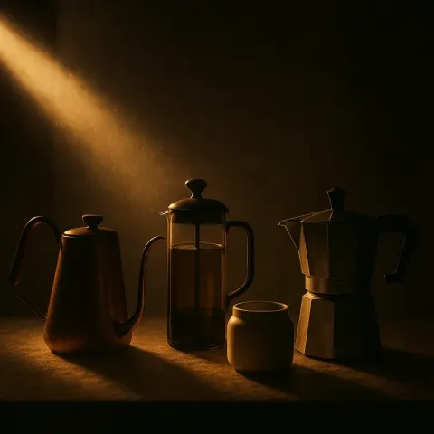 Through a Single Sunbeam Penetrating the Darkness