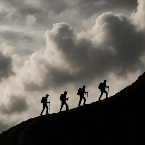 Small Group of Tiny Figures