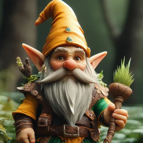 Hyperreal Gnome Druid in Octane Render