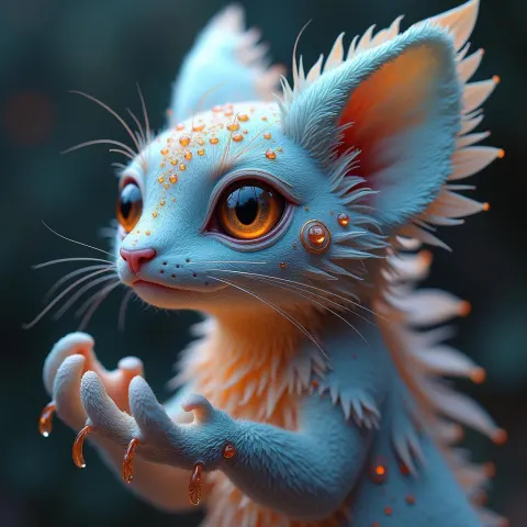 Tiny Magical Creature in Fibonacci Claymation