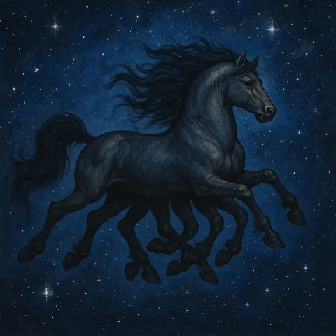 Odin's Legendary Horse Sleipnir