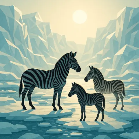Amidst Arctic Ice Floes and Towering Glaciers
