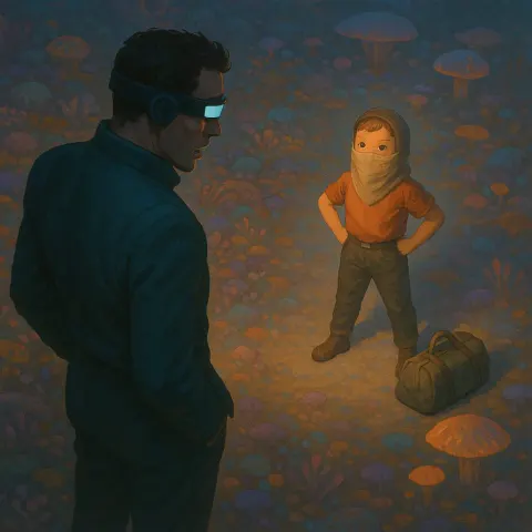 Male Figure Exuding a Leader-like Presence
