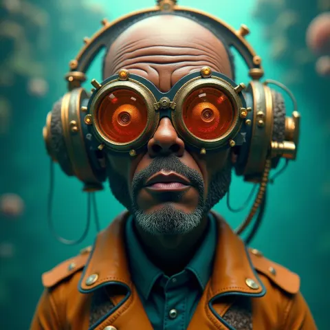Samuel L Jackson in Bioshock Claymation