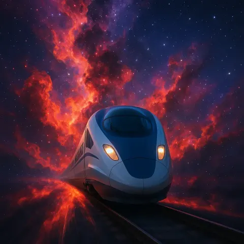Sleek Bullet Train