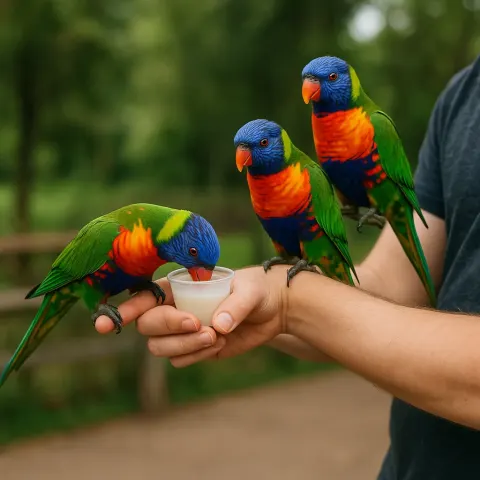 Person Holding a Container