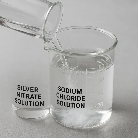 Silver Nitrate Solution in a Beaker