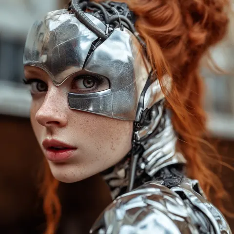 Hotchick cyborg photo of the day full frame
