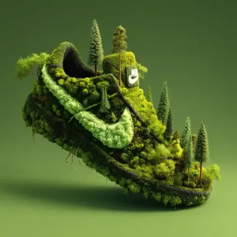Nike Logo Forest Design