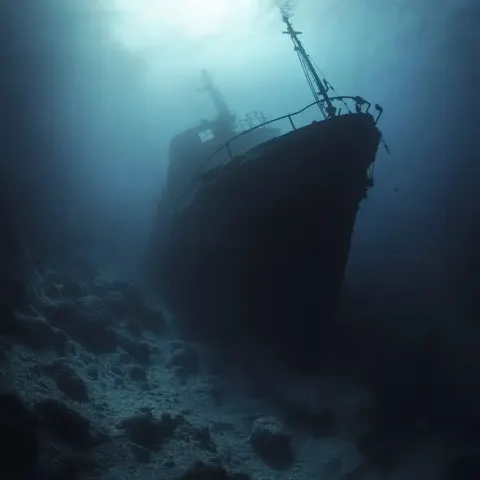 Dark Sea Ferry Wreck