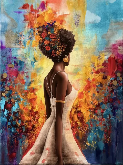Beneath my skin, ancestors sing in thunder and honey. I am bruise and bloom, prayer and fire