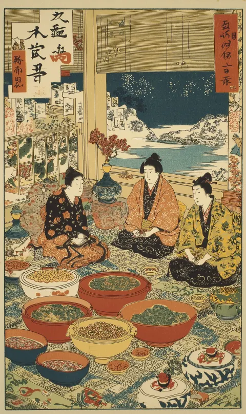 Interior of a traditional Japanese household, no human figures, just walls and window and floor