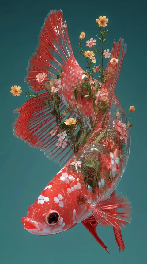 Hyperrealistic Betta Fish Portrait 2