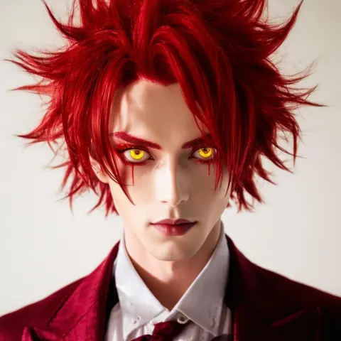 Hisoka Portrait With Devious Yellow Eyes