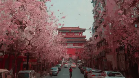 Spring, China, city