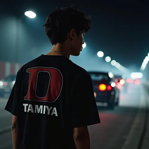 Initial D Tamiya Shirt in Nostalgic Spotlight