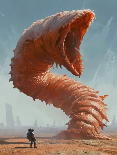 Planet eater worm
