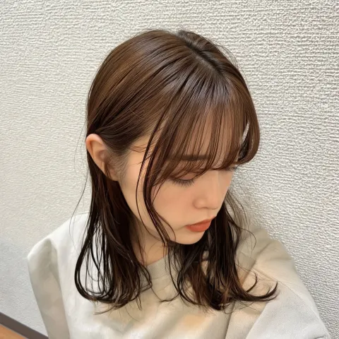 Japanese Woman Working from Home, Amateur Phone Look