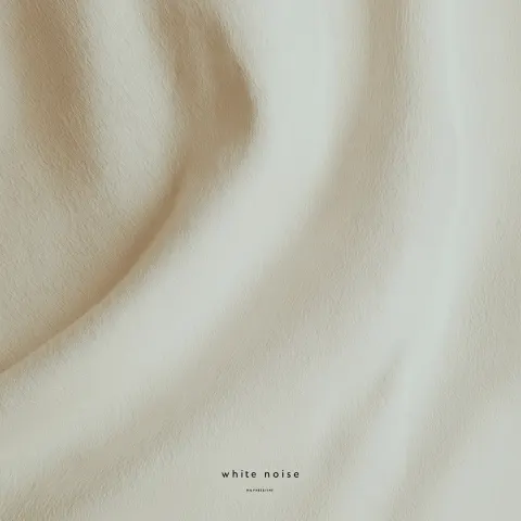 Minimal editorial album cover, warm ivory and white abstract texture, soft mineral gradients