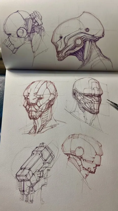 Sketching, concepting