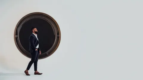A High-quality Stock Illustration, minimalist, large copy space, no IP factor