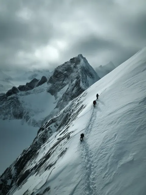 A raw cinematic drone long shot to extreme long shot captured on ARRI Alexa 35 over a rugged