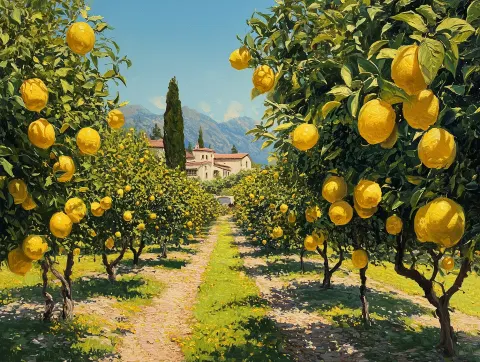 Lemon orchard