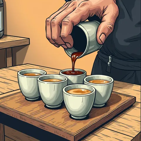 Manga Pour Over Ritual at Seattle Roastery