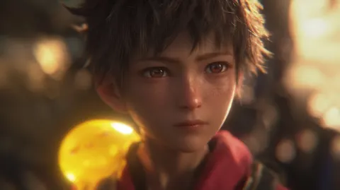 Milio from league of legends，A 13-year-old boy with short, dark brown skin, Middle Eastern